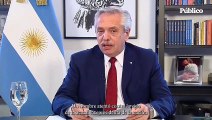 Alberto Fernández, presidente argentino, condena el 