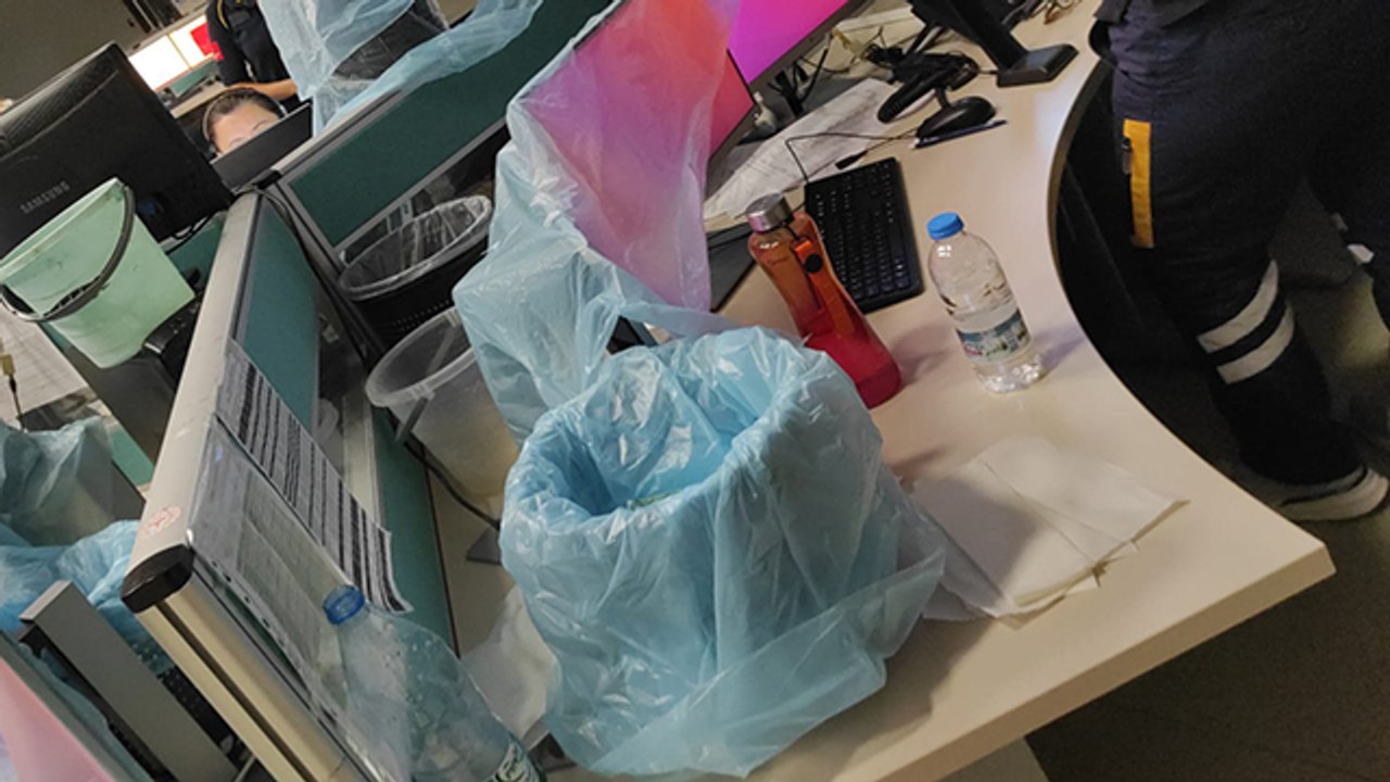 112 Acil Çağrı Merkezi’nin akıtan çatısına kovalı çözüm