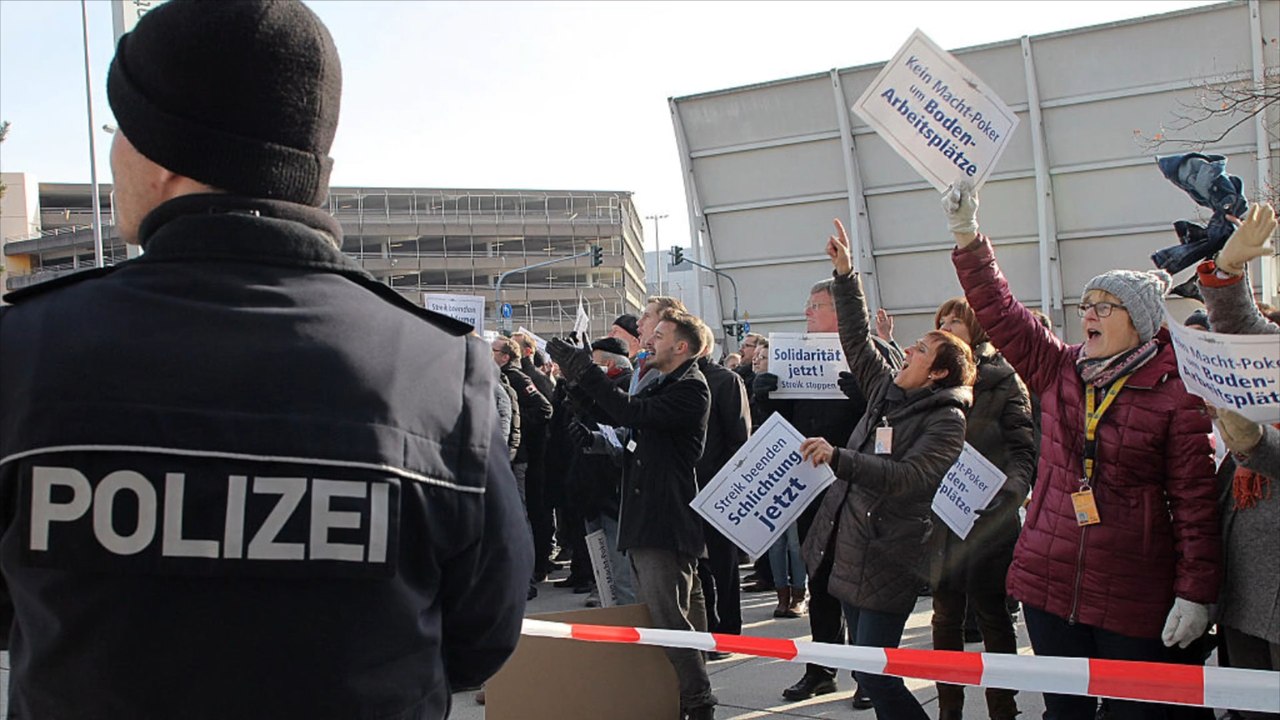 Lufhansa-streikende haben wohl morddrohungen erhalten