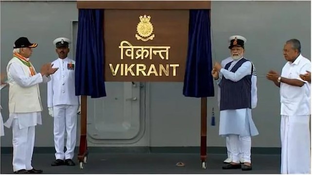PM Modi commissions INS Vikrant, nation's first made-in-India aircraft carrier