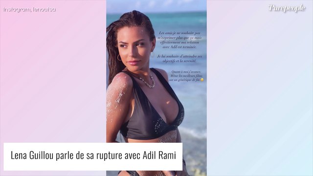 J'avance... : Léna Guillou réagit avec émotion après sa rupture avec Adil Rami