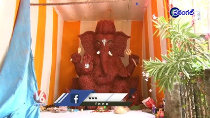Different Types Of Ganesh Idols At Warangal _ Ganesh Chaturthi 2022 _ V6 News