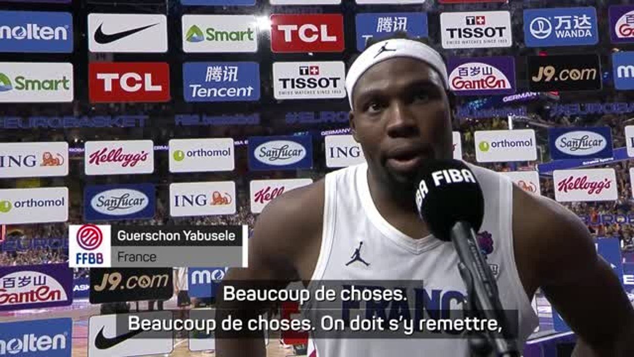 Gr. B - Yabusele : "Nous n'étions pas prêts pour ça"