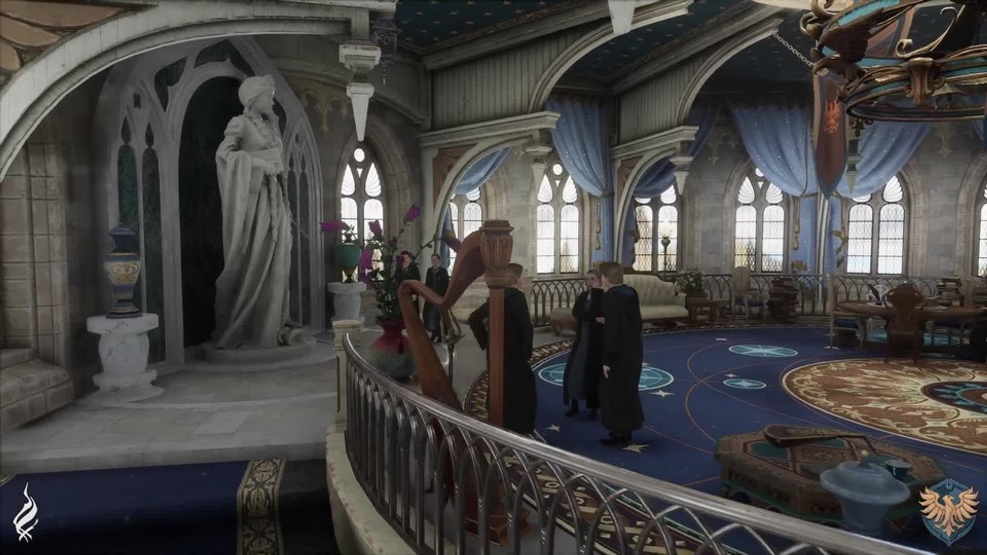 Hogwarts Legacy - So sehen die Räumlichkeiten von Haus Ravenclaw im  Gameplay-Trailer aus - video Dailymotion