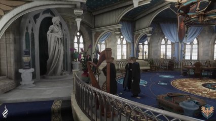 Hogwarts Legacy - So sehen die Räumlichkeiten von Haus Ravenclaw im Gameplay-Trailer aus