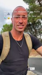 Frédérick Bousquet accompagne sa fille Manon, pour la rentrée des classes