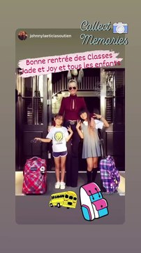 Laeticia Hallyday : c'est la rentrée des classes pour ses filles Jade et Joy
