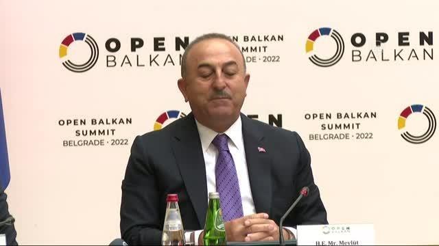 Dışişleri Bakanı Çavuşoğlu, Sırbistan'da düzenlenen Açık Balkan Girişimi Zirvesi'ne katıldı
