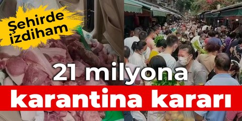 Çin'de kapanma krizi: Marketlere talan ettiler