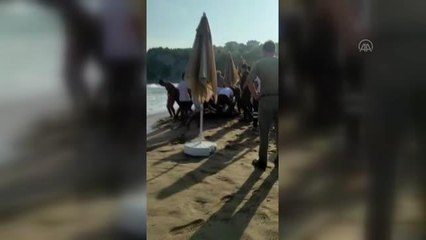 Şile'de denize giren 2 kişiden biri boğuldu