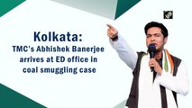 Kolkata: TMC’s Abhishek Banerjee arrives at ED office in coal smuggling case