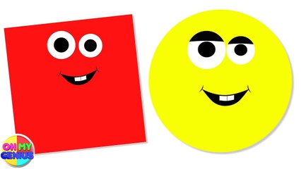 Shape Song For Toddlers - Educational Fun Rhymes - Cartoon Videos