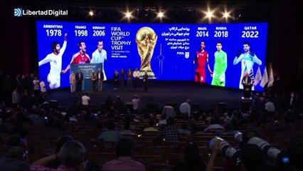 Así es el trofeo del Mundial de Qatar presentado en Teherán