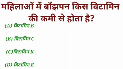 GK GS VITAMIN SPECIAL . General knowledge quiz. General studies.