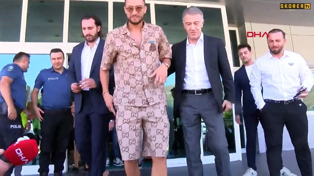 Trabzonspor'un yeni transferi Yusuf Yazıcı, İstanbul'a geldi