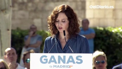 Ayuso asegura que Sánchez está preparando "un nuevo 15M"