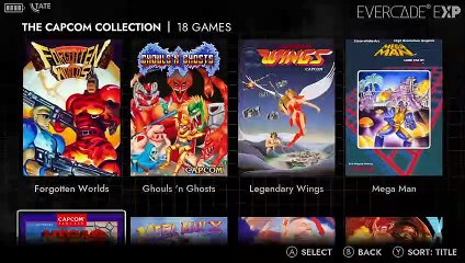 Evercade EXP -Bande-Annonce des jeux Capcom