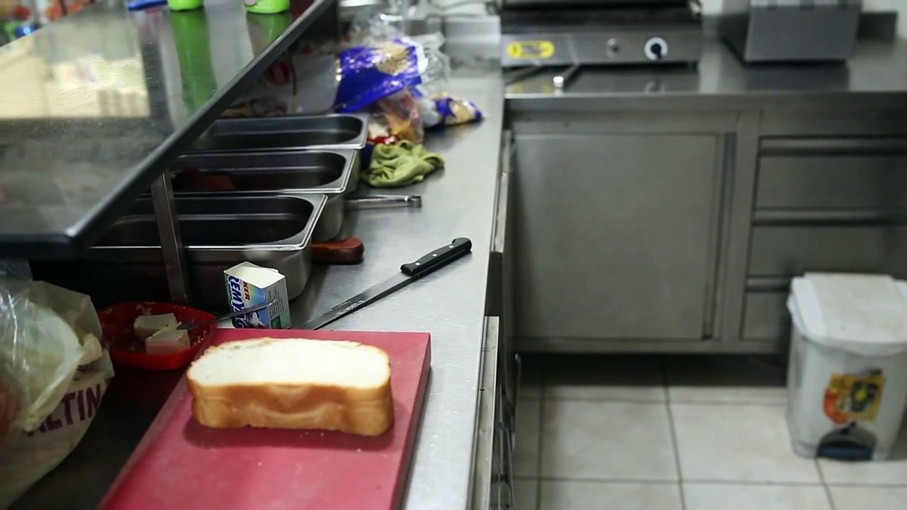 istanbul street food - turkish toast (ayvalik tostu) - turkey street food