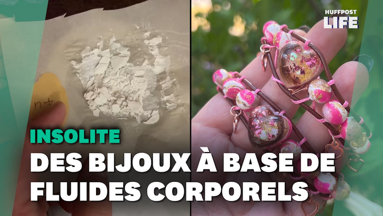Cette Canadienne fabrique des bijoux à base de sperme, de lait maternel et de cendres animales