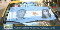 Pueblo argentino repudia magnicidio contra vicepresidenta Cristina Fernández