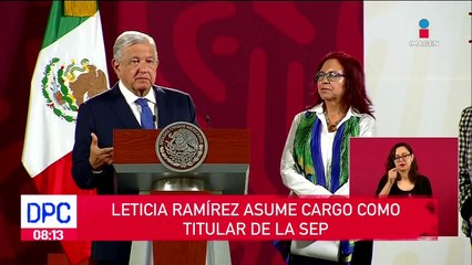 Leticia Ramírez asume cargo como titular de la SEP