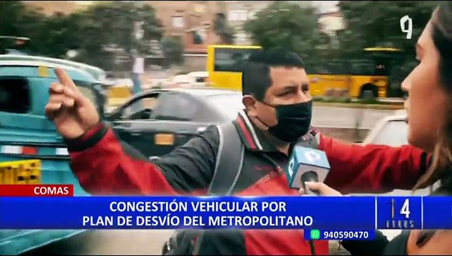 Comas: Vecinos denuncian caos debido a obras por ampliación del Metropolitano