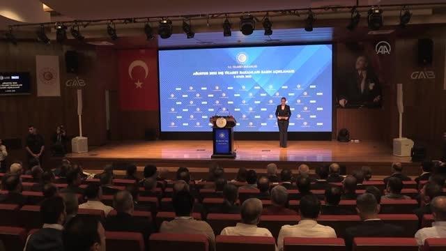 GAZİANTEP - Bakan Muş: Ağustos ayında icraatımız geçtiğimiz yılın aynı ayına göre yüzde 13 artışla 21,3 milyar dolar olarak gerçekleşmiştir