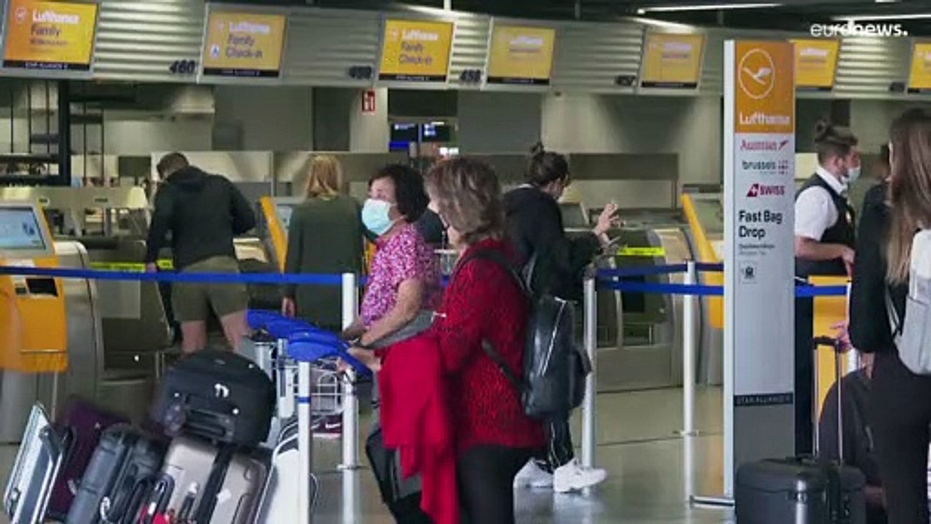 ⁣Забастовка почти полностью остановила работу Lufthansa в Германии