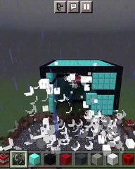 Blast chest by tnt in minecraft #minecraft #shorts