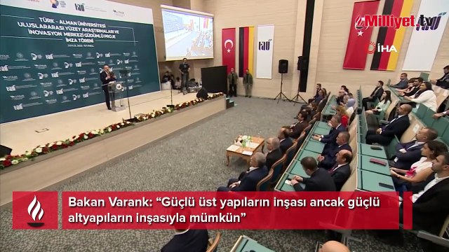 Bakan Varank: Güçlü üst yapıların inşası ancak güçlü altyapıların inşasıyla mümkün