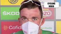 Mads Pedersen Breaks Down Vuelta Uphill Sprint Finish