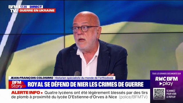 Négation des crimes de guerre en Ukraine: Jean-François Colosimo dénonce un pacifisme qui amène à nier des évidences