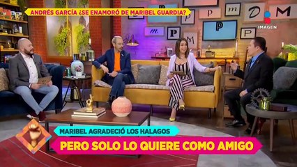 'Solo lo veo como amigo' Maribel Guardia desmiente haber tenido un romance con Andrés García