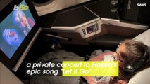 Watch This Viral Video of a Six-Year-Old Girl Belting Frozen’s ‘Let It Go’ on a Quiet Flight