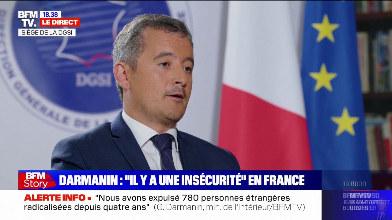 Gérald Darmanin: "Je peux comprendre que les Français soient encore mécontents du travail que nous faisons parce qu'il y a encore beaucoup de choses pour lutter contre l'insécurité"