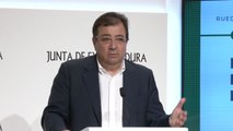 Fernández Vara asegura que, de no ostentar cargo institucional, respaldaría la petición de indulto para Griñán