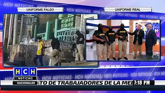Versión de la ATIC de vídeo de uniformados que habrían asesinado a dos jóvenes en la capital