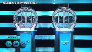 Set For Life  01 September 2022 draw results from Thursday The National Lottery