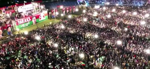 Imran khan jalsa in gujrat
