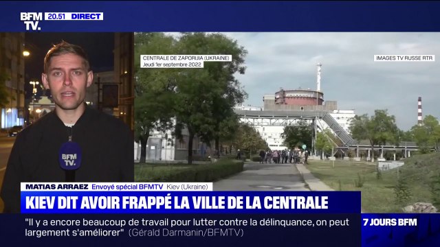 L'Ukraine affirme avoir frappé la ville où se trouve la centrale nucléaire de Zaporijjia