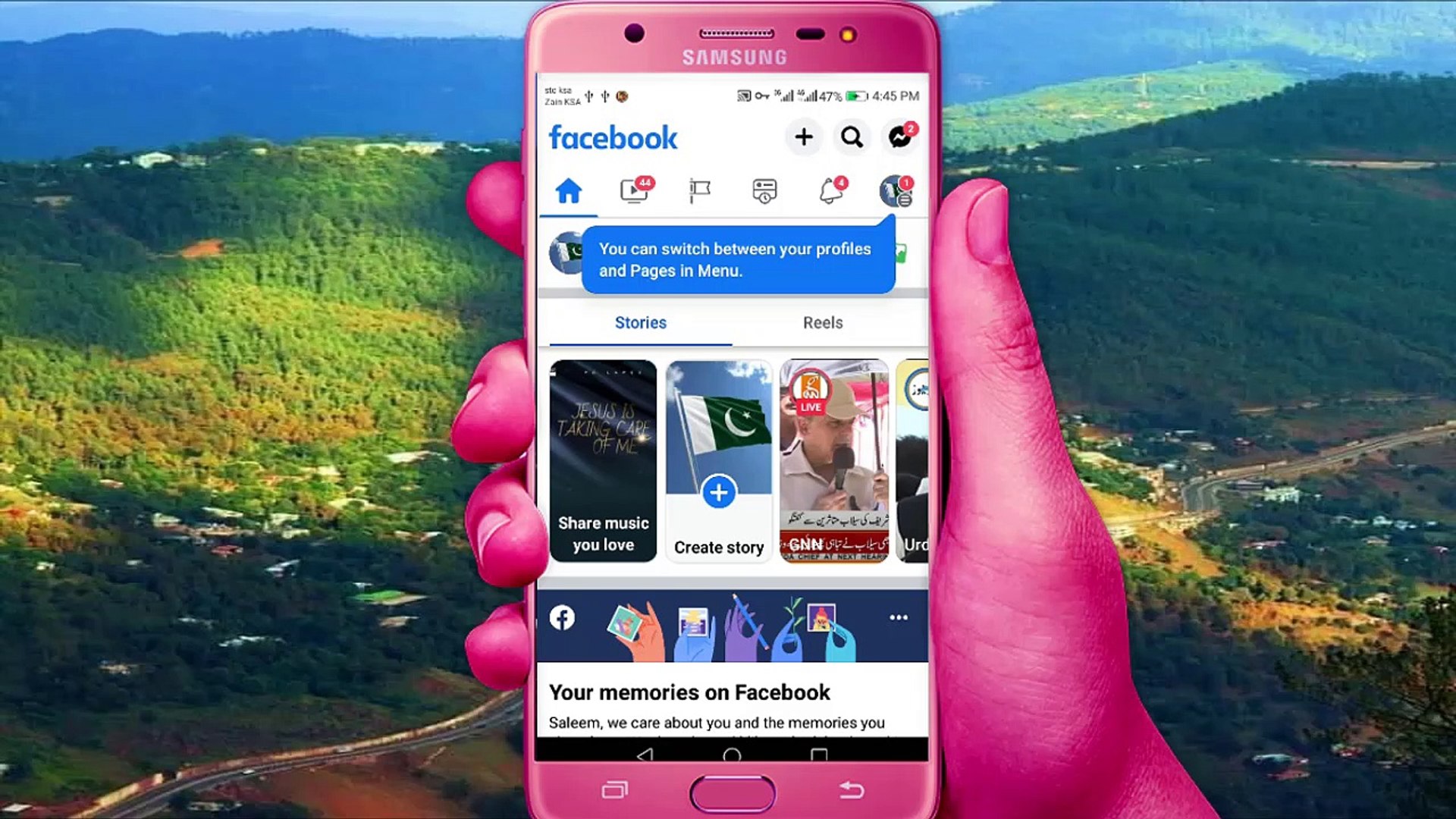 ⁣how to save facebook id and facebook page