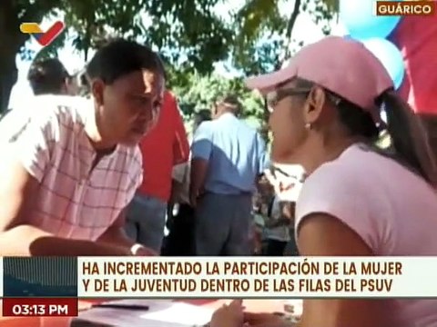 PSUV se despliega en 15 municipios y 39 parroquias de Guárico para la elección de jefes de UBCH