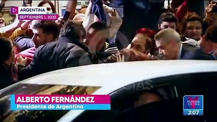 Intentan disparar a la vicepresidenta de Argentina, Cristina Fernández