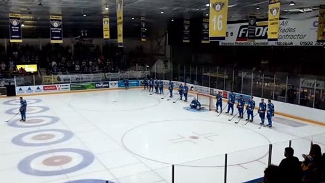 Fife Flyers introduced on to the ice
