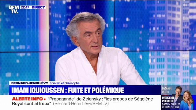 Bernard-Henri Lévy: Je pense à celles et ceux dont la vie privée et familiale ont été brisées à cause de propos comme ceux tenus par l'imam Iquioussen