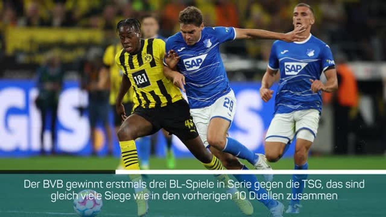 Fakten-Report: BVB gewinnt 1:0 gegen Hoffenheim