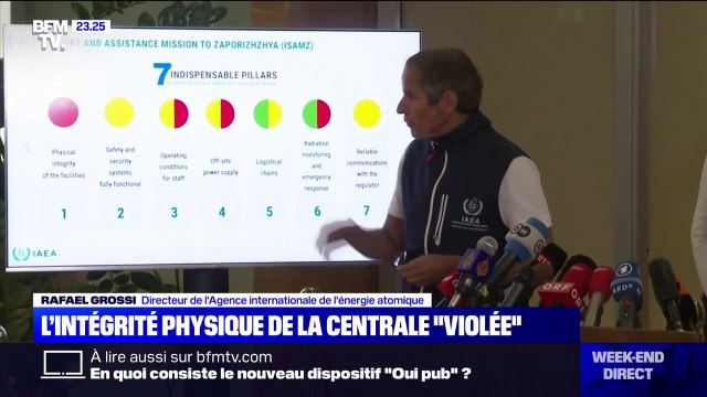 Zaporijia: L'intégrité physique de la centrale a été violée , affirme le directeur de l'AIEA