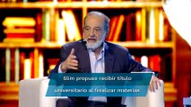 Carlos Slim: “Es irreal” hacer tesis y examen profesional al terminar la universidad