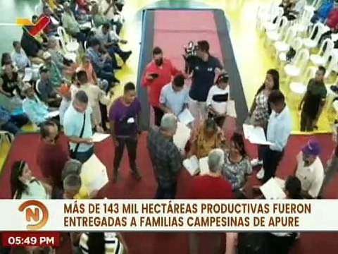 Más de 143 mil hectáreas son entregadas a familias campesinas del estado Apure