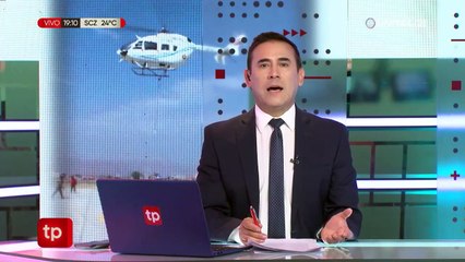 Bolsa de agua se hundió en la laguna Alalay cuando helicóptero hacía recarga para apagar un incendio